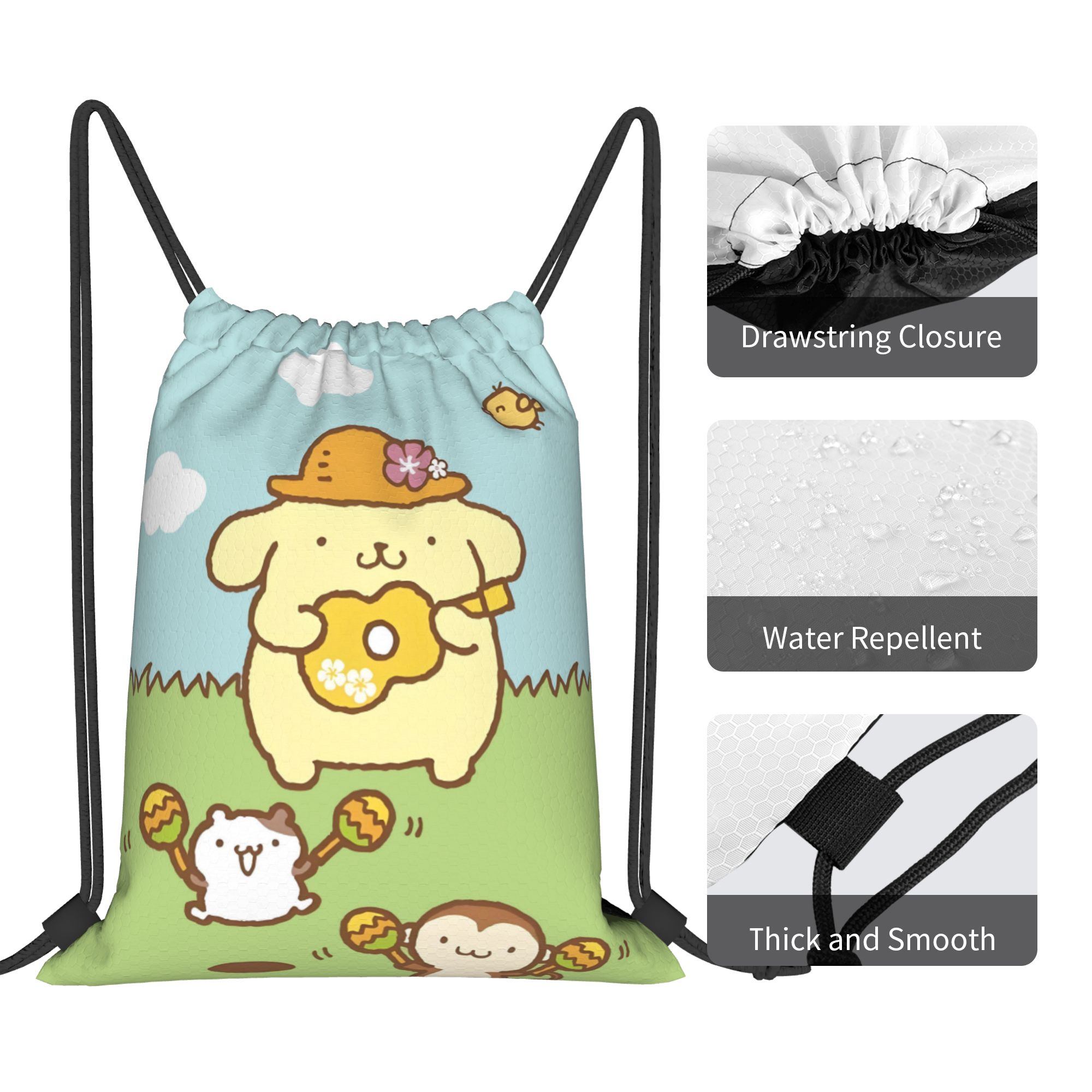 Custom P-Pompompurines Drawstr - Pilates Yoga Bag review and price