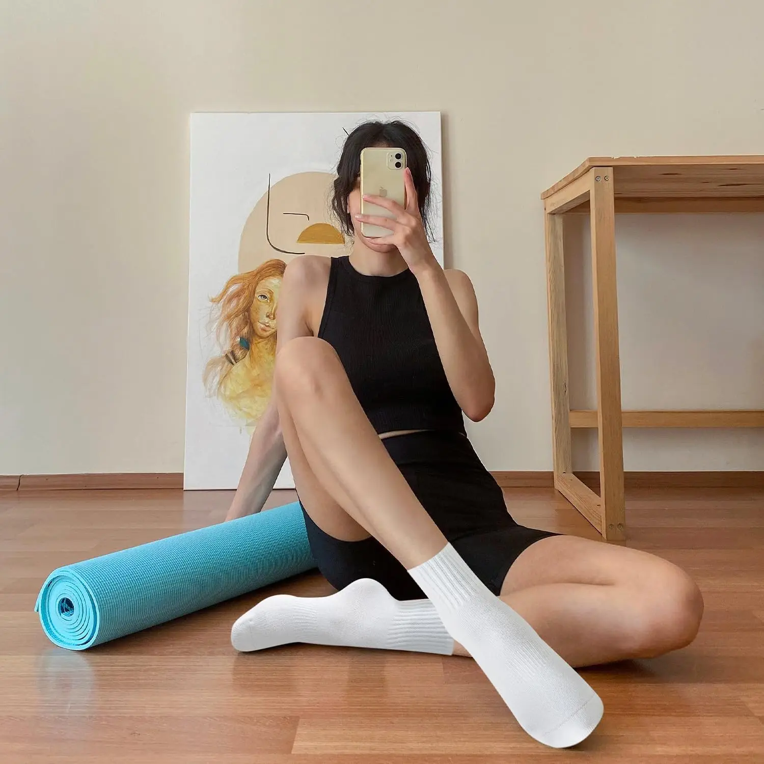 4 pairs of women's yoga socks, - Pilates & Yoga En Talavera Raquel Díaz review and price