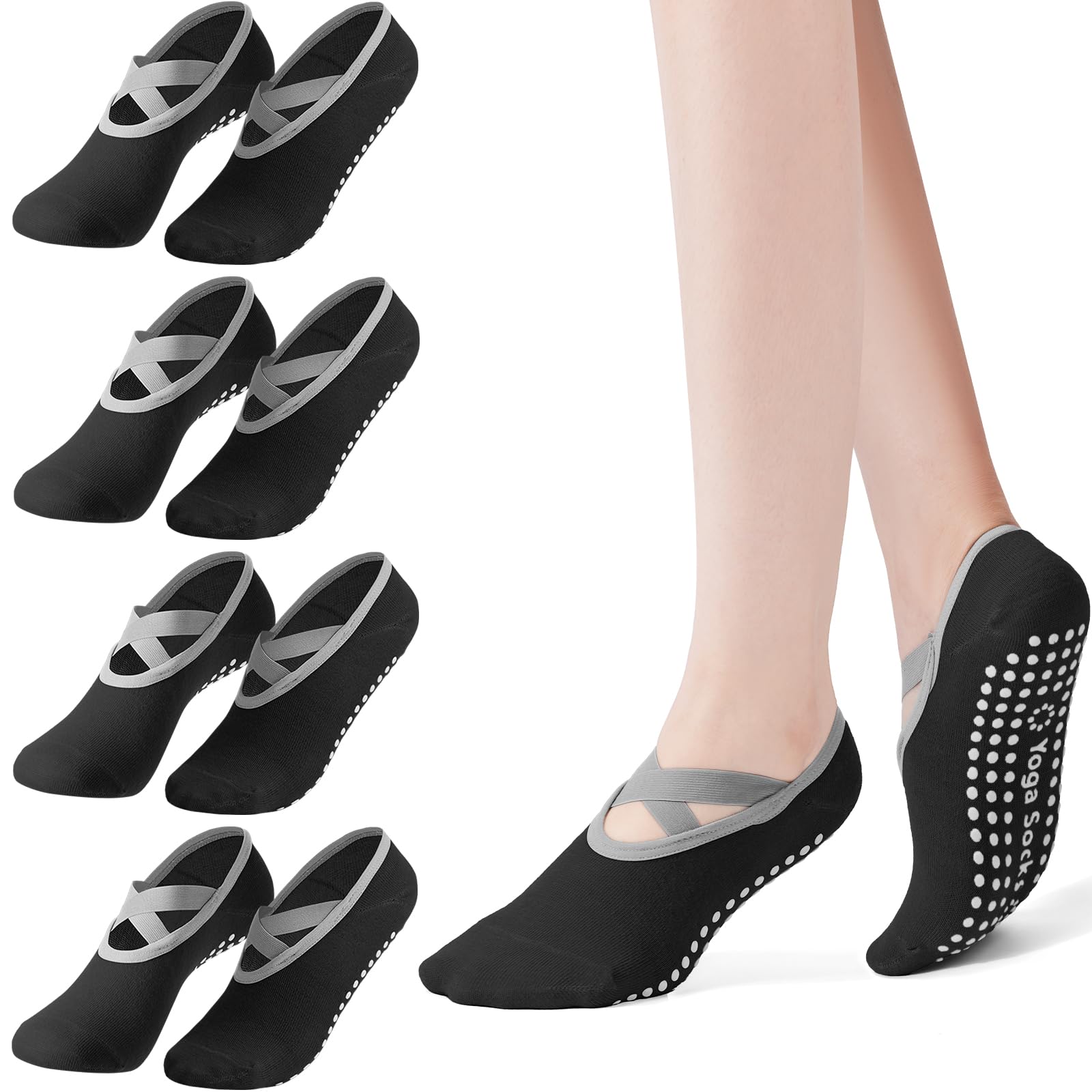 4-Pack Women's Pilates Socks,  - Pilates Yoga Bag review and price