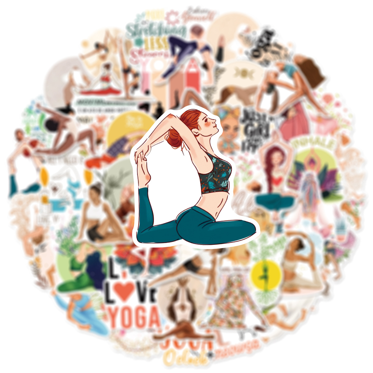 10/50PCS Pilates Yoga Graffiti - Pilates Yoga Bag review and price