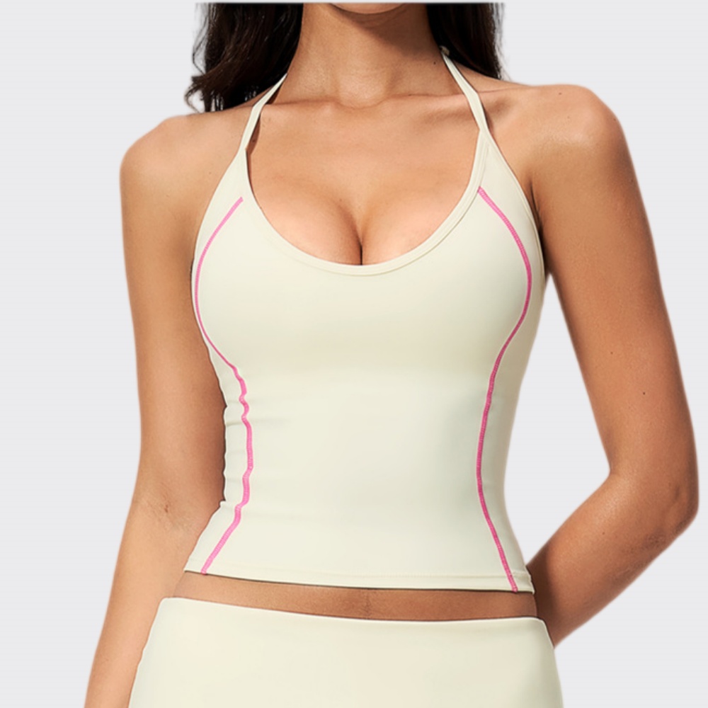 Woman Halter Yoga Tank Top Gym - Pilates Yoga Sport review and price