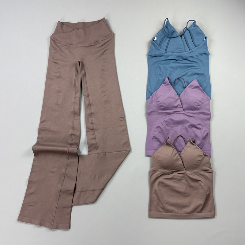 2Pcs Women Seamless Yoga Worko - Pilates Yoga Sport review and price